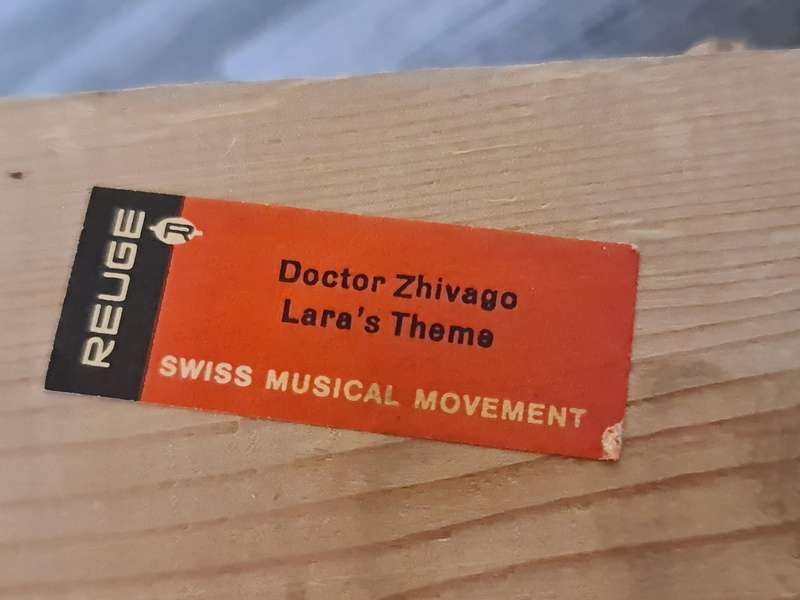 Swiss chalet with Reuge music box