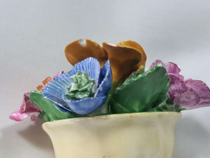 Three Coalport flower bouquet