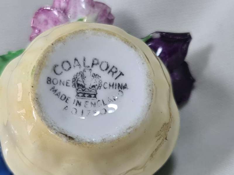 Three Coalport flower bouquet