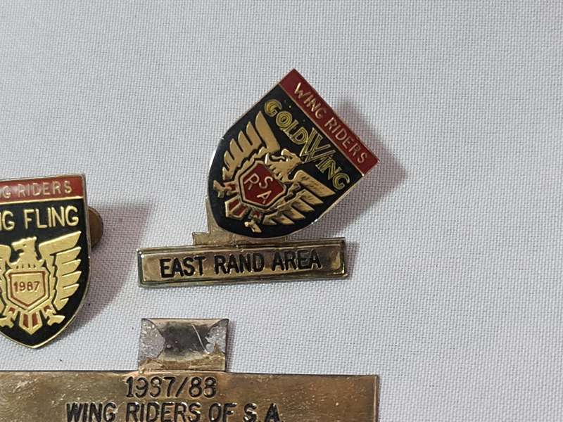 Mixed biker badges