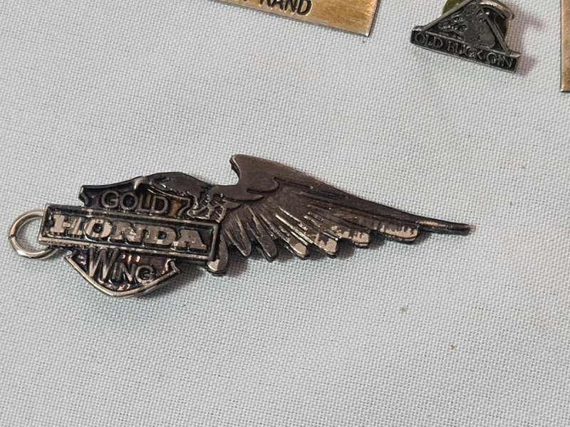 Mixed biker badges