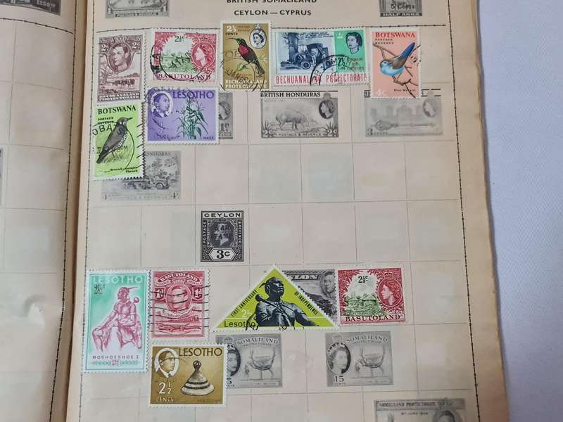 Two vintage Stamp books