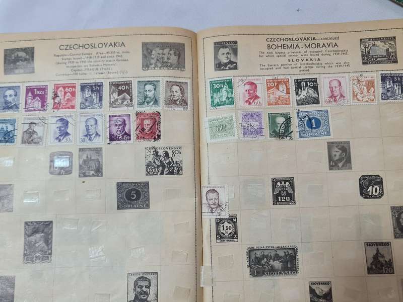 Two vintage Stamp books