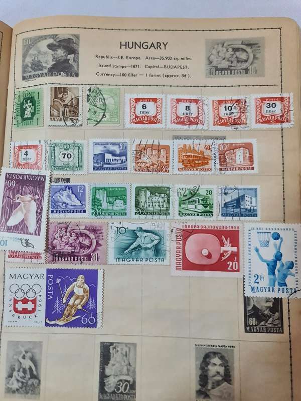 Two vintage Stamp books