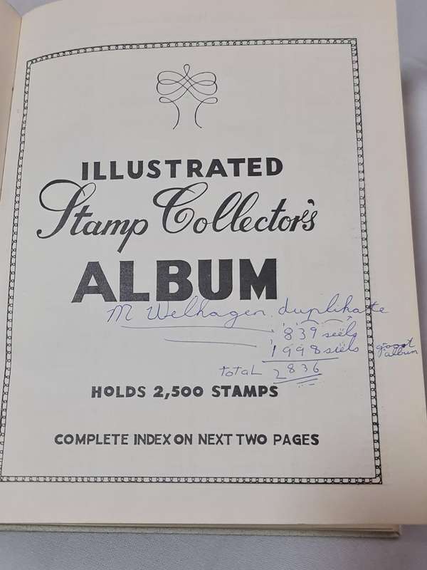 Two vintage Stamp books