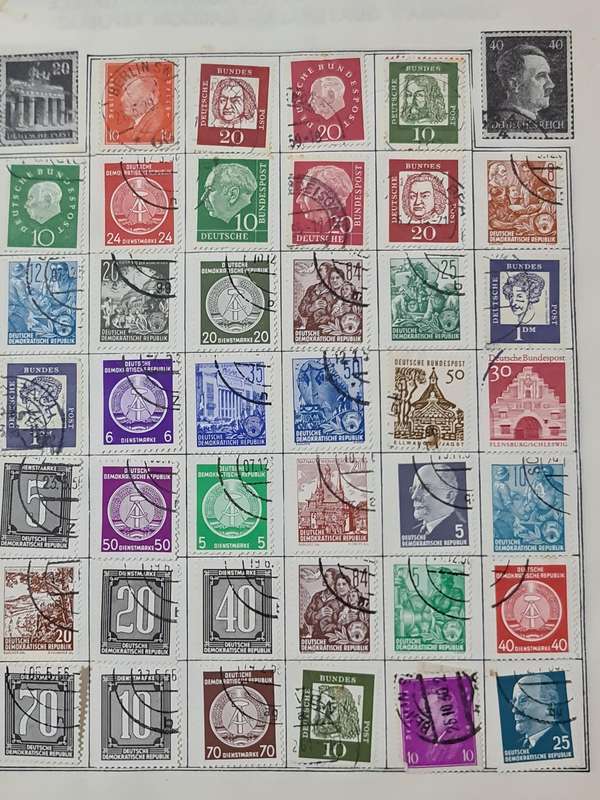 Two vintage Stamp books