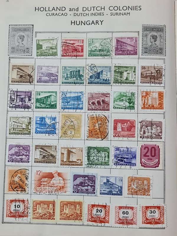 Two vintage Stamp books