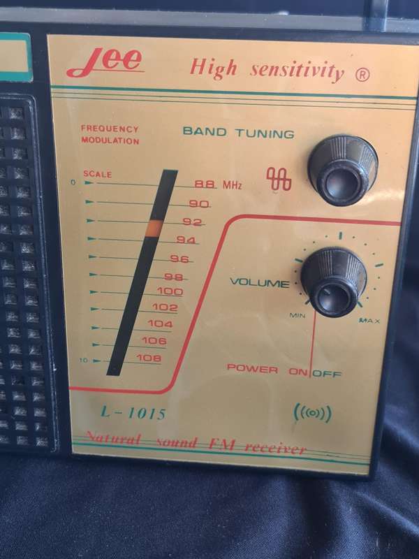 Two Vintage Radios, works with P9 batteries