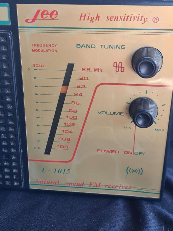 Two Vintage Radios, works with P9 batteries