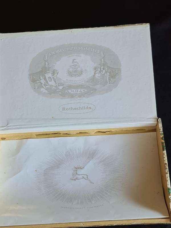 Vintage Rothchilds cigar box