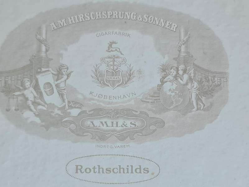 Vintage Rothchilds cigar box
