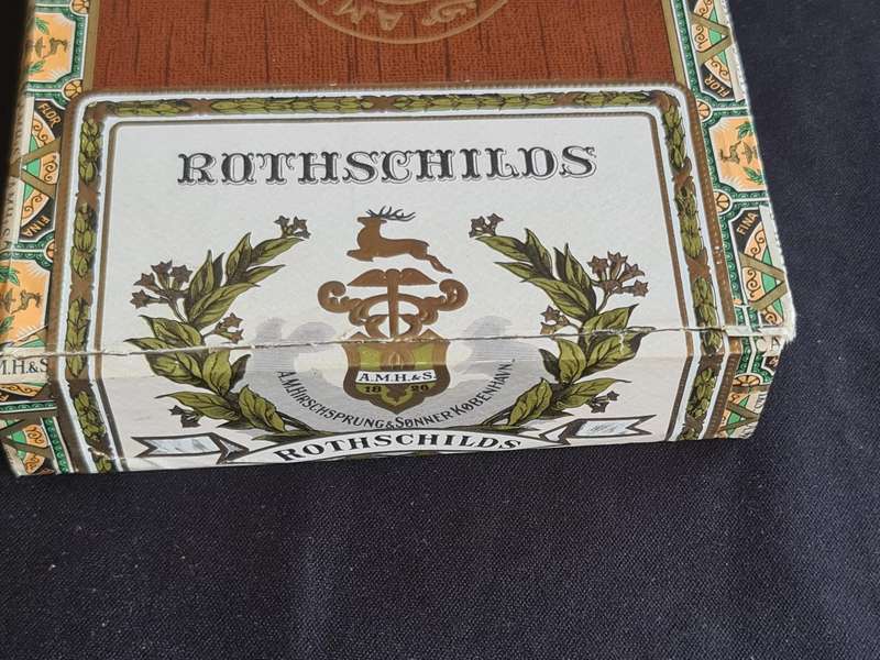 Vintage Rothchilds cigar box