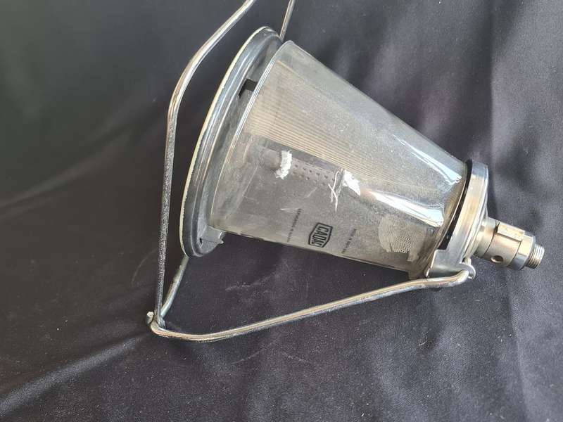 Cadac Glass, Enamel & stainless steel lamp