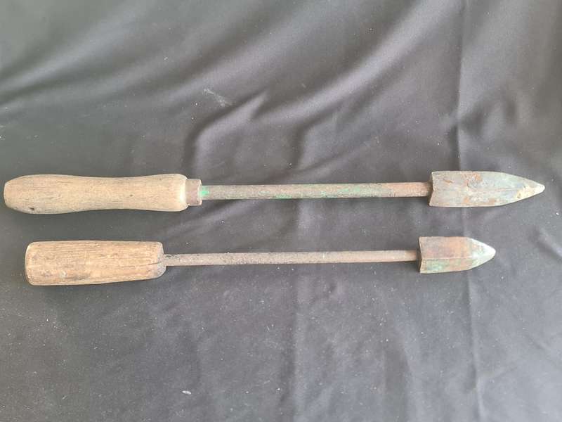 Two Antique Soldering Irons