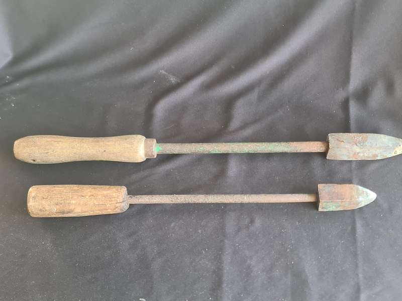 Two Antique Soldering Irons