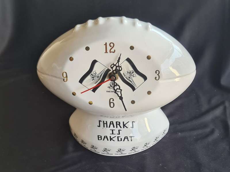 "Sharks is Bakgat" clock