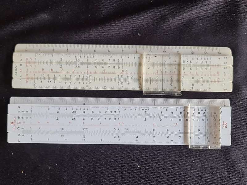 A.W. Faber - Castell 67/87 and Blundell-Omega Slide ruler