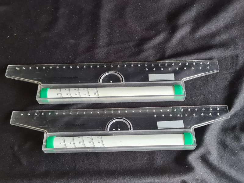 X2 Rollertec (UK) Made in England. Roller ruler.