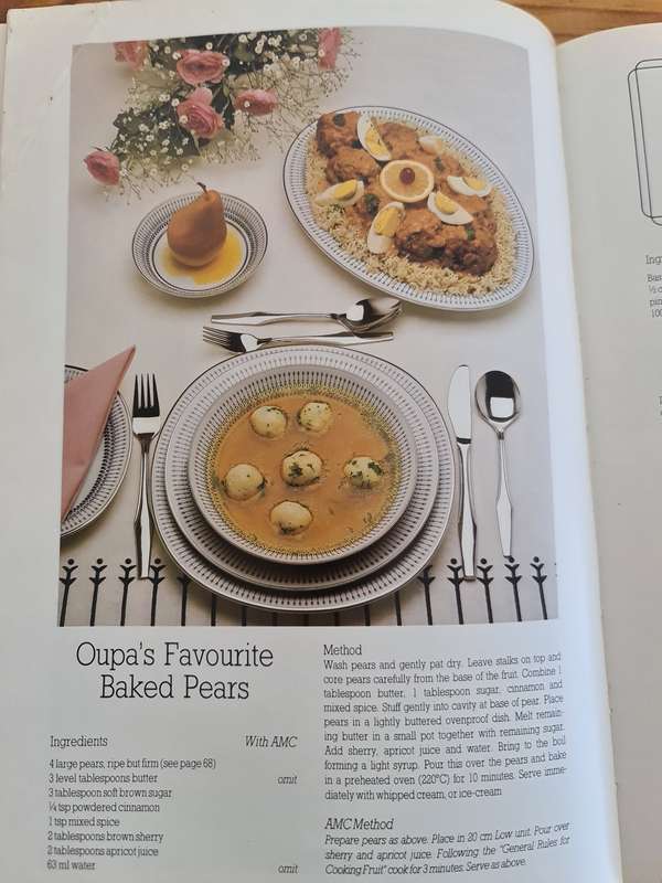 Book: Easy Cooking, The Dutch influence on South African cooking. Recipe book.