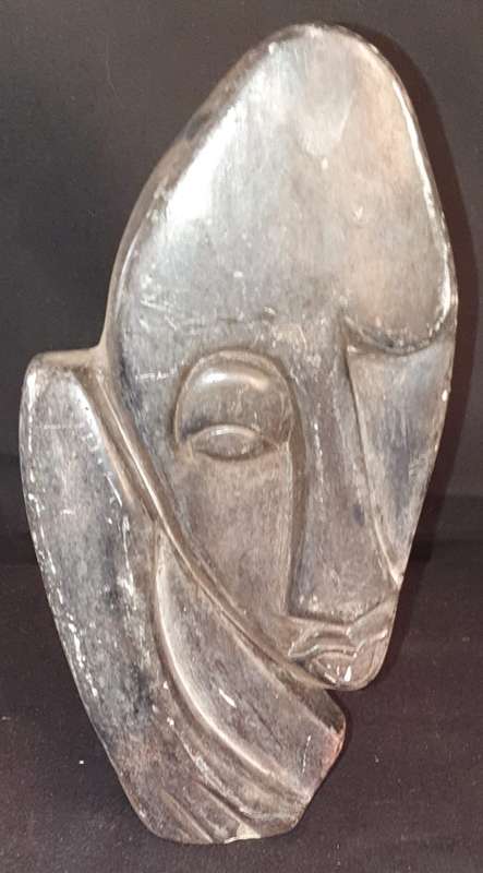 Sandstone carved face