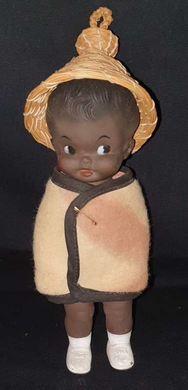 Vintage Folk Art Doll: Lesotho