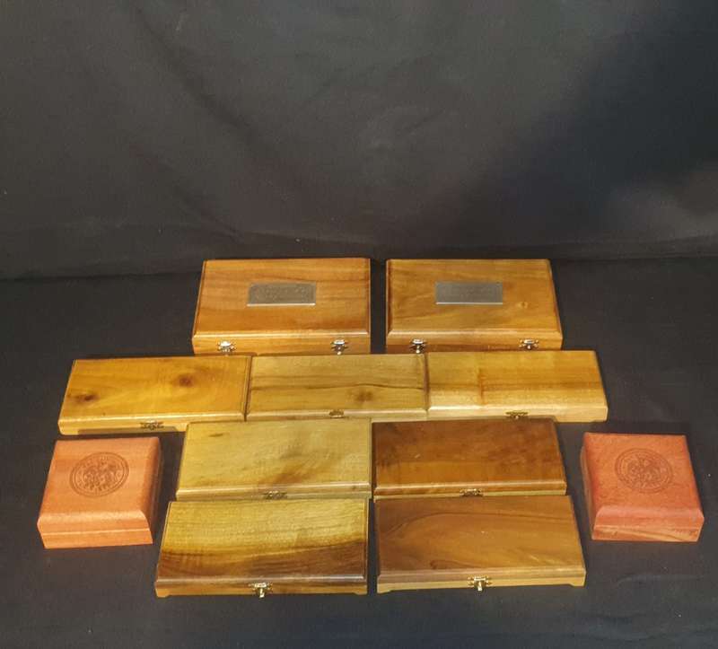 x11 Wooden Coin boxes