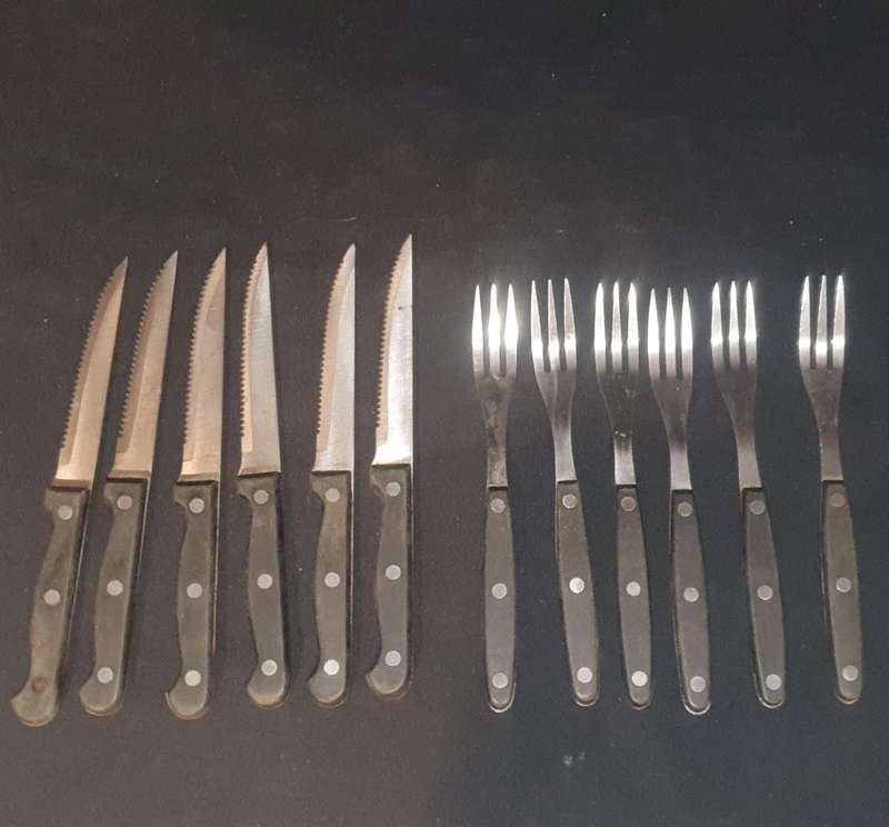 Vintage steak Knifes and forks