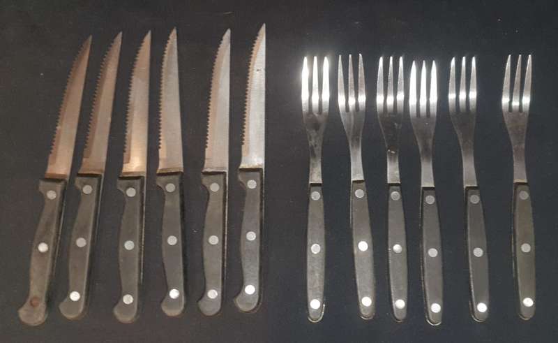 Vintage steak Knifes and forks