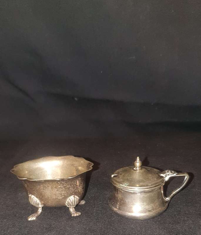 EPNS Mustard pots