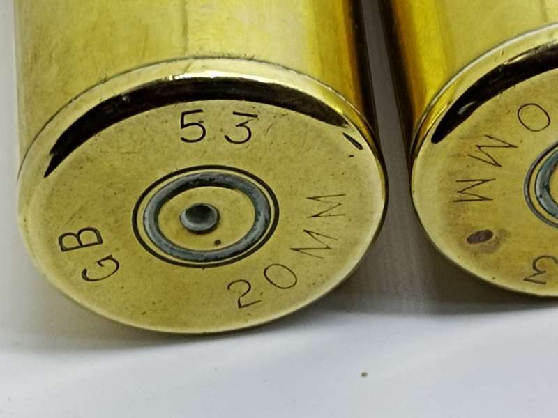 Brass trench art style Salt & Pepper