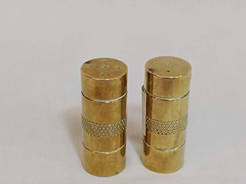 Brass Salt and Pepper