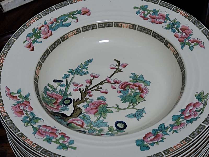 New Hall Hanley, Staffordshire England Soup Bowls
