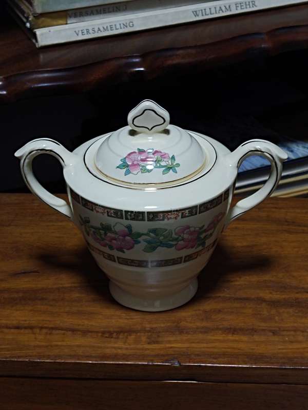 New Hall Hanley, Staffordshire England Sugar Bowl