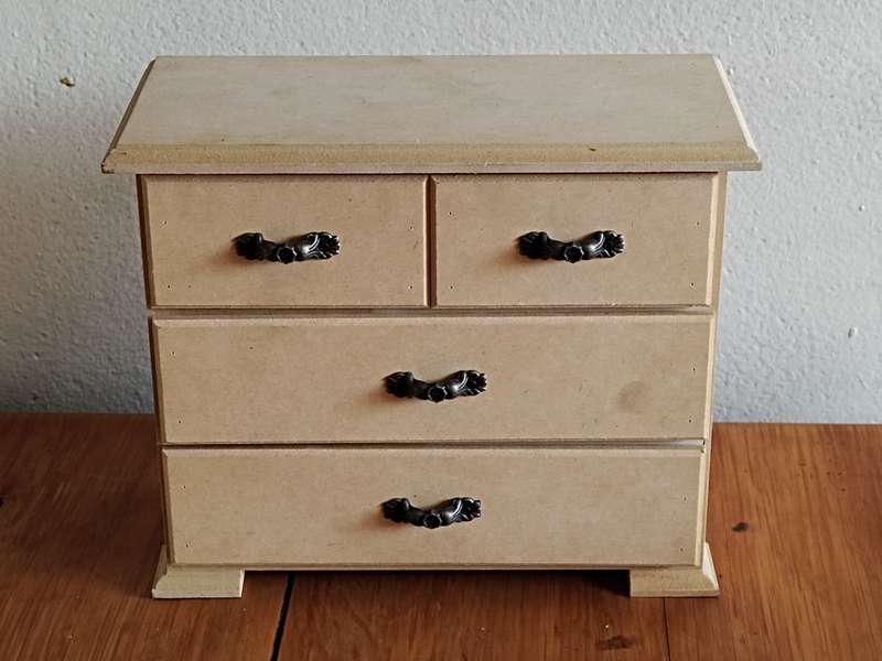 Miniature chest of drawers