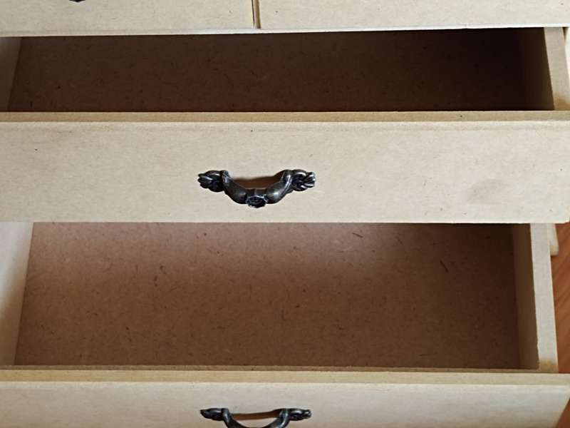 Miniature chest of drawers