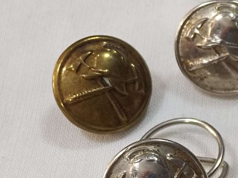 British Fire Service buttons