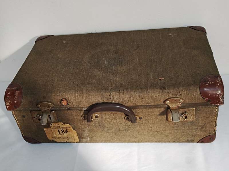 Vintage Suitcase with SAR labels
