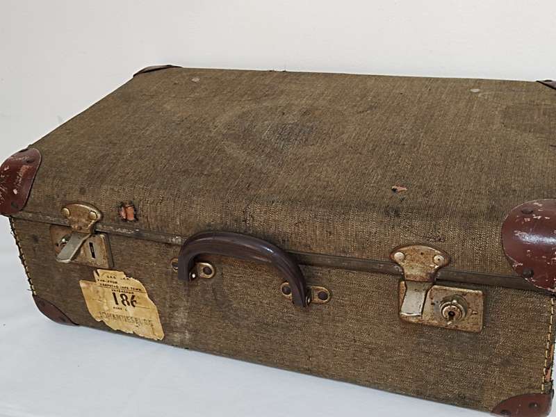 Vintage Suitcase with SAR labels