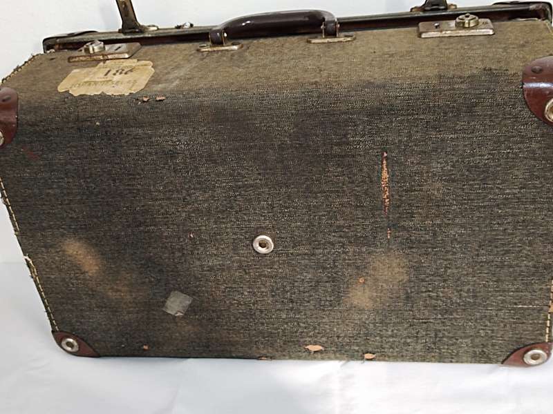 Vintage Suitcase with SAR labels