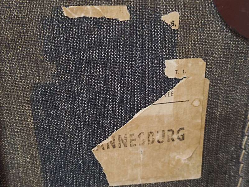 Vintage Suitcase with SAR labels