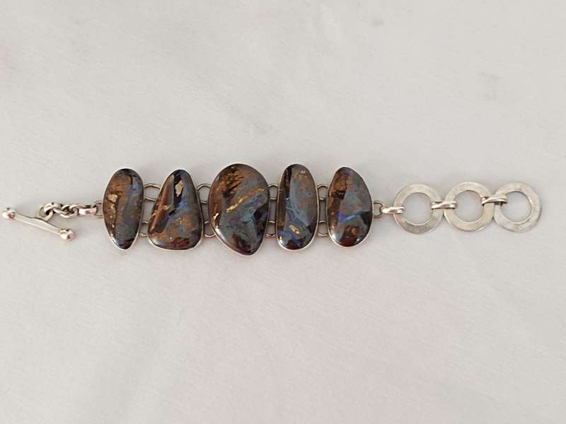 925 Silver and Gemstone Bracelet