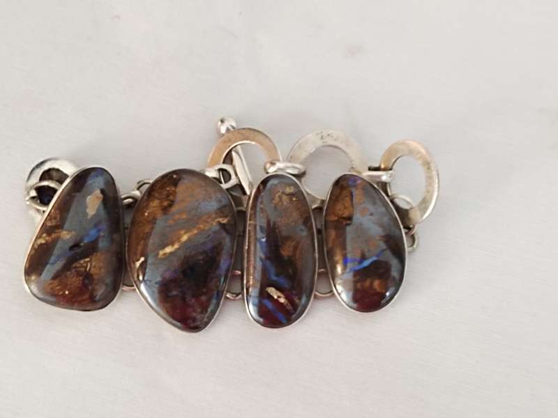 925 Silver and Gemstone Bracelet