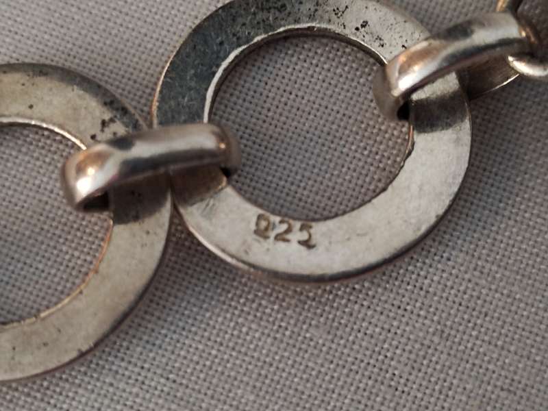 925 Silver and Gemstone Bracelet