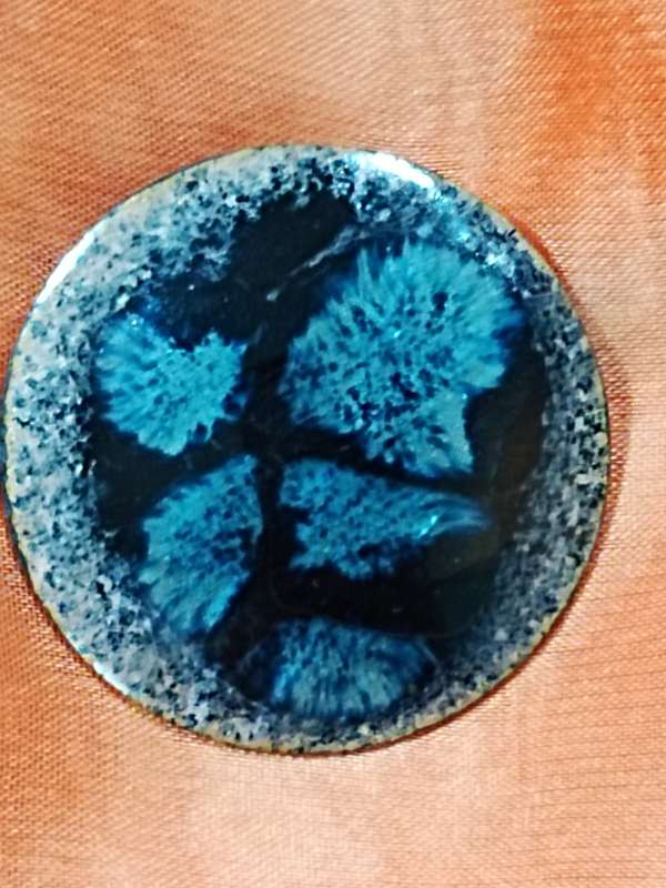 Enamel brooch