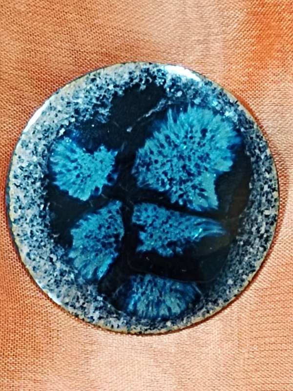 Enamel brooch