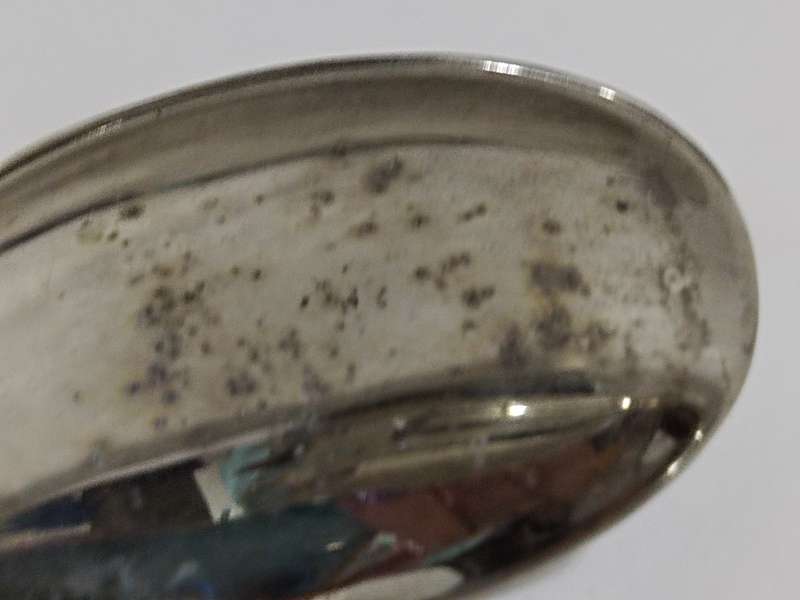 Silver plated salad tongs