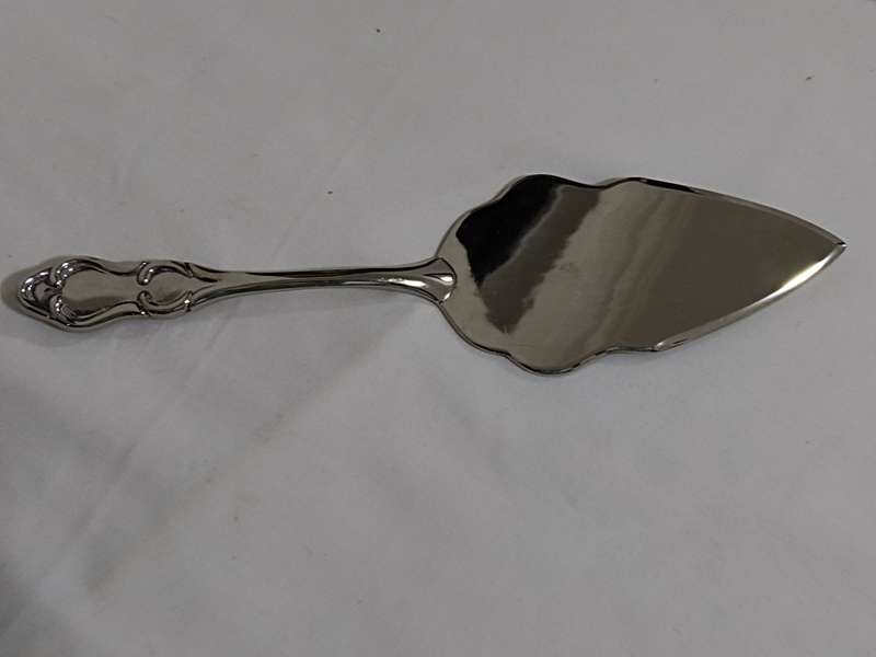 Silver plated salad tongs