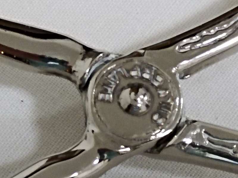 Silver plated bread/cake tongs Two Available Bid per item)