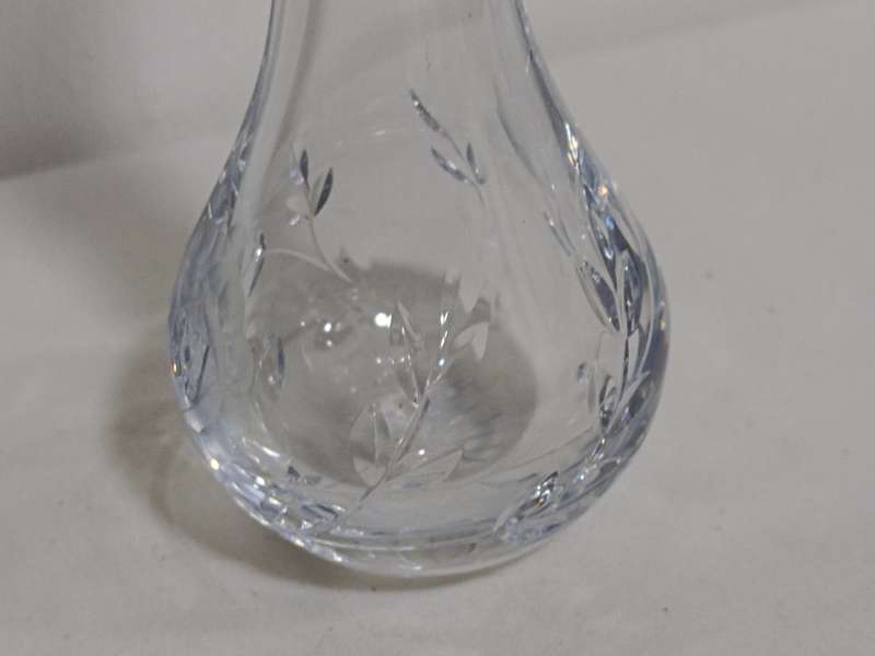 Crystal bud vase