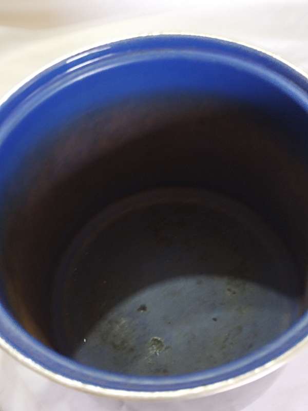Black Enamel Pot